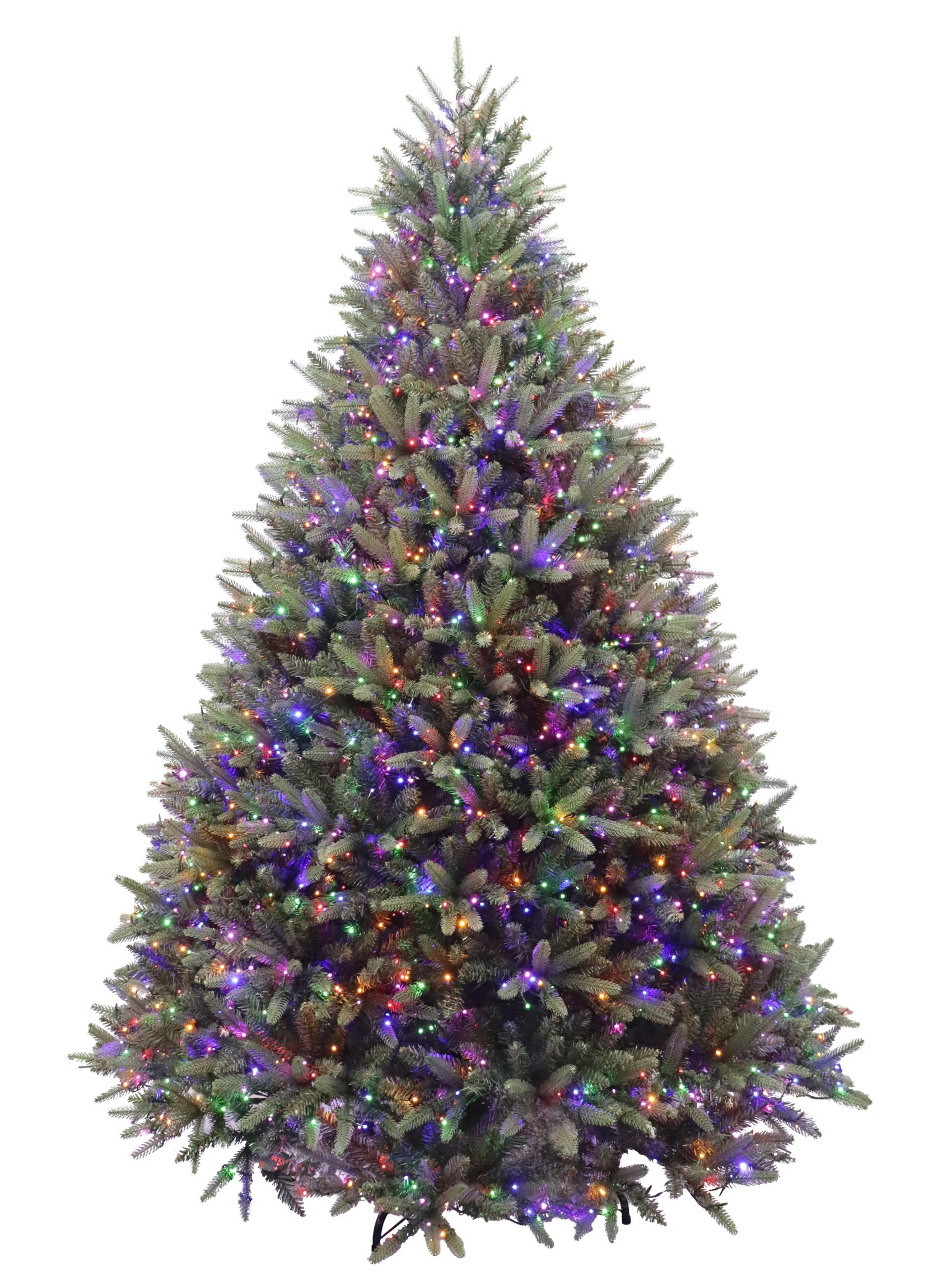 Puleo International 7.5ft Pre-Lit East Hampton Pine Tree